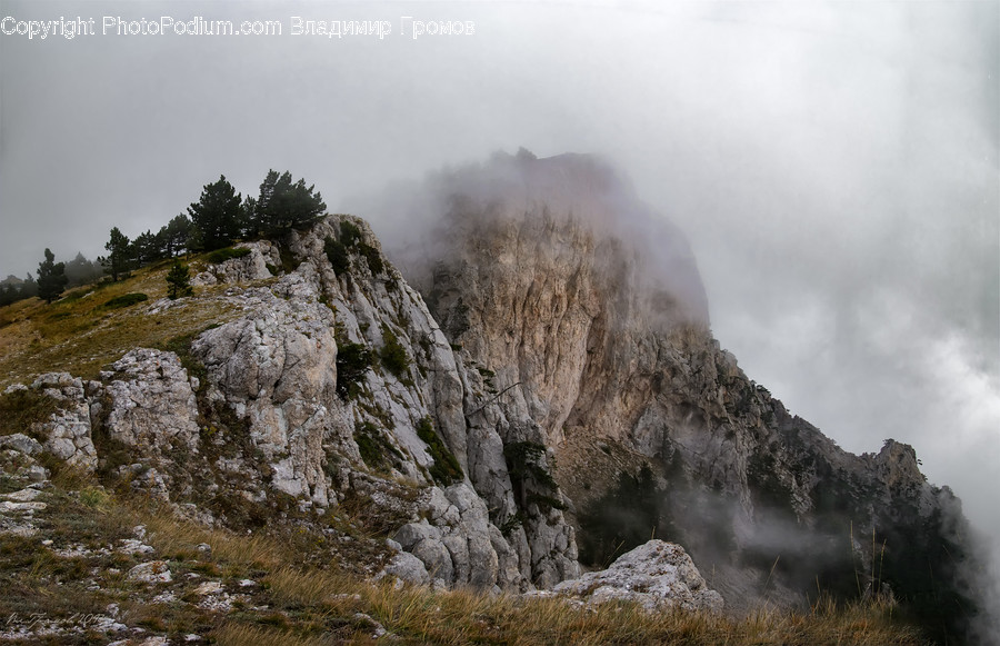 Crest, Mountain, Outdoors, Peak, Cliff
