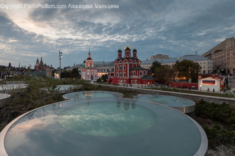Jacuzzi, Tub, Pool, Water, Building