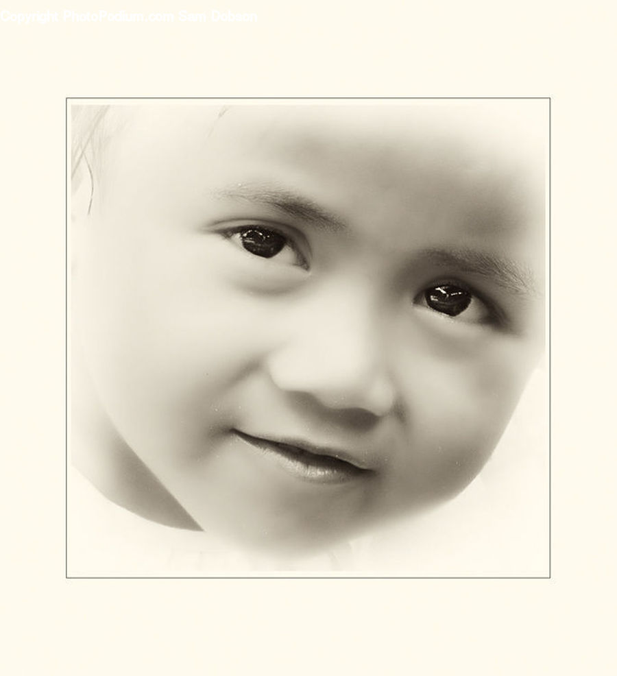 People, Person, Human, Head, Portrait, Dimples