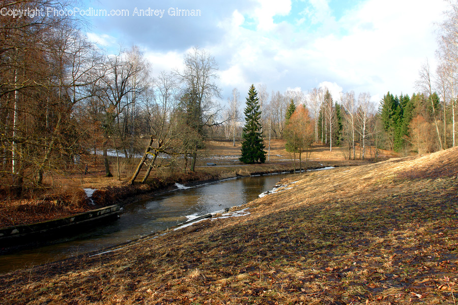 Creek, Outdoors, River, Water, Canal