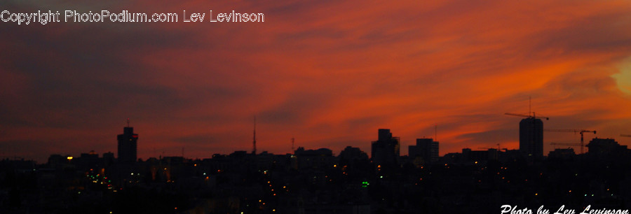 Dawn, Dusk, Red Sky, Sky, Sunrise