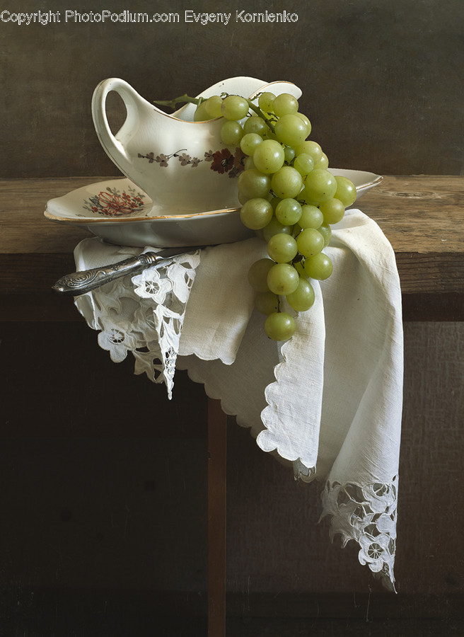 Fruit, Grapes, Accessories, Glass, Goblet