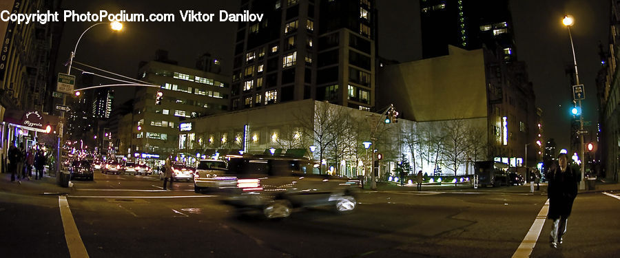 Automobile, Car, Vehicle, City, Downtown, Metropolis, Urban