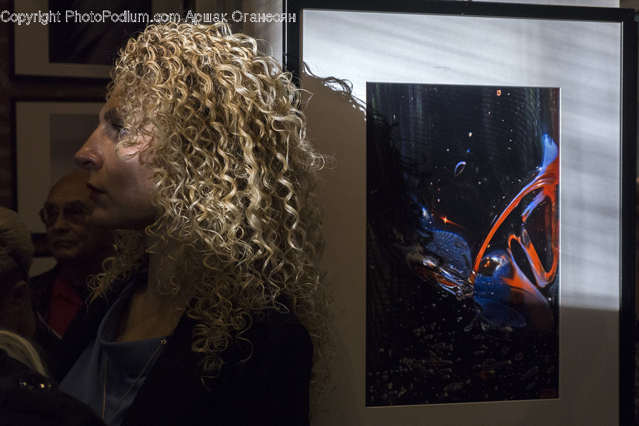 Afro Hairstyle, Hair, Art, Modern Art, Person