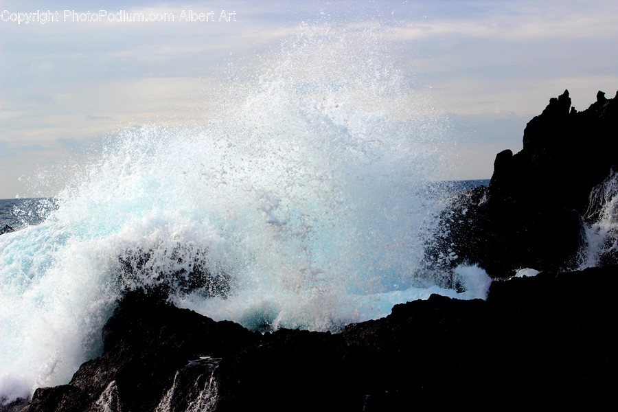 Outdoors, Sea, Sea Waves, Water, Coast