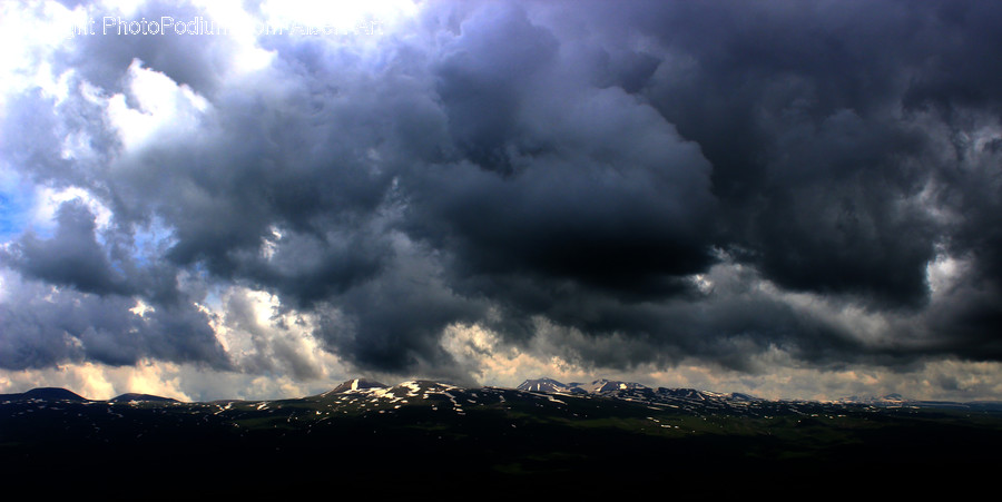 Azure Sky, Cloud, Outdoors, Sky, Cumulus
