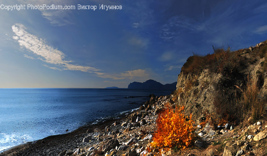 Coast, Outdoors, Sea, Water, Beach