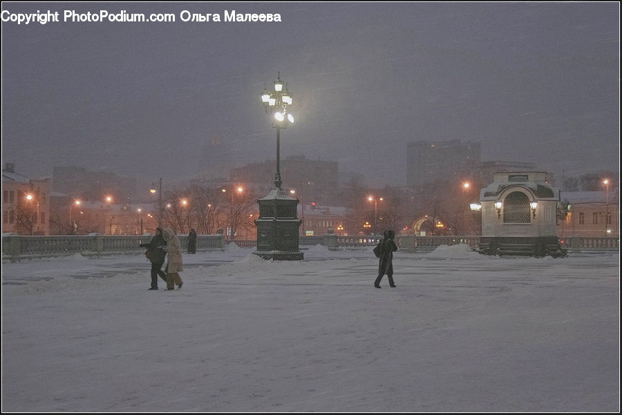 Blizzard, Outdoors, Snow, Weather, Winter, Passenger Car, Vehicle