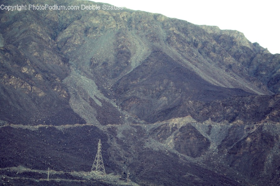 Crest, Mountain, Outdoors, Peak, Landslide