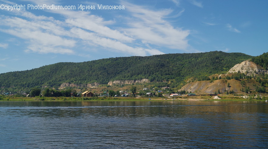 Lake, Outdoors, Water, Promontory, Coast