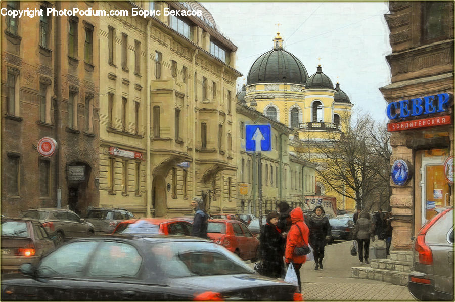 Automobile, Car, Vehicle, Architecture, Cathedral, Church, Worship