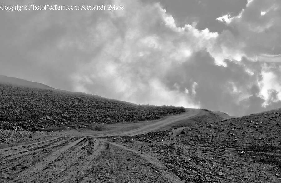 Dirt Road, Gravel, Soil, Countryside, Outdoors