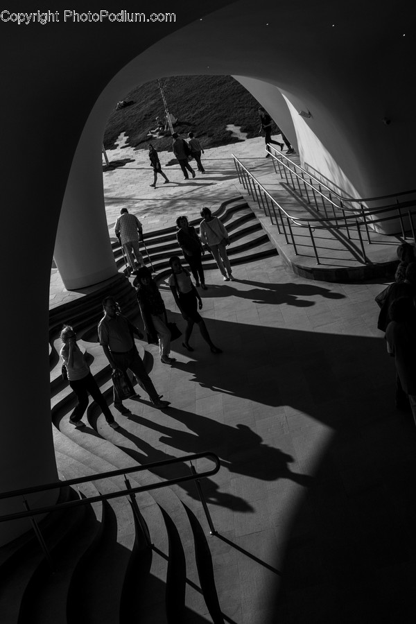 Silhouette, Leisure Activities, Walking, Pedestrian, Person