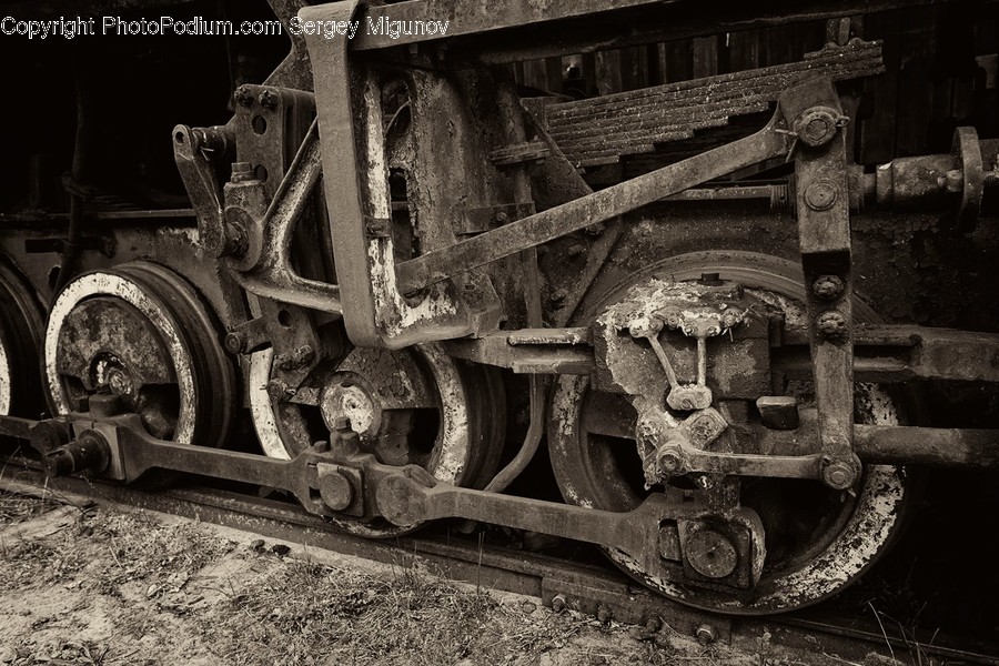 Bulldozer, Tractor, Transportation, Vehicle, Engine