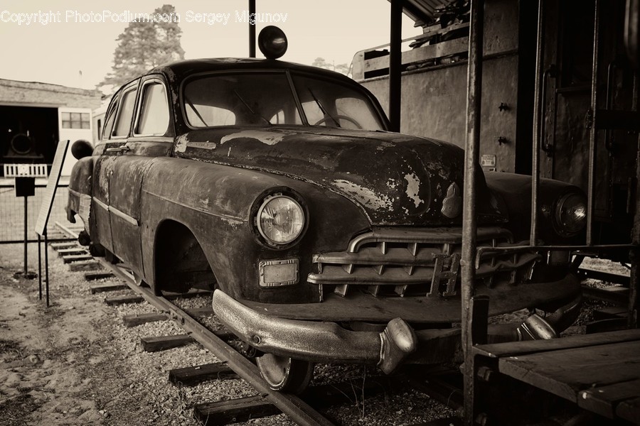 Car Mirror, Mirror, Train, Transportation, Vehicle