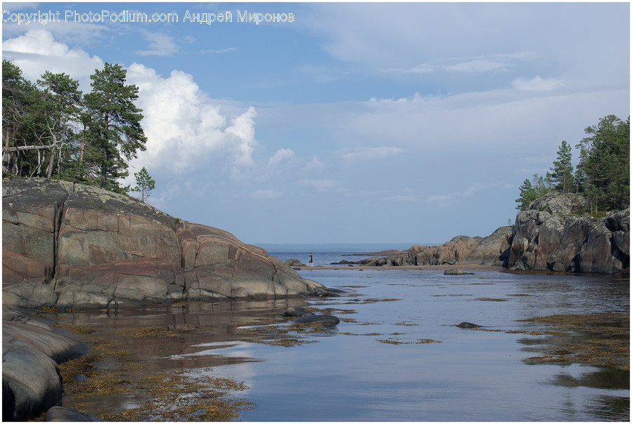 Outdoors, River, Water, Coast, Nature