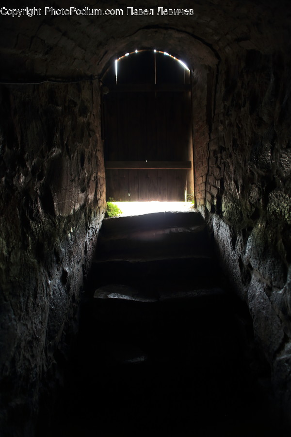 Tunnel, Drain, Sewer, Crypt, Building