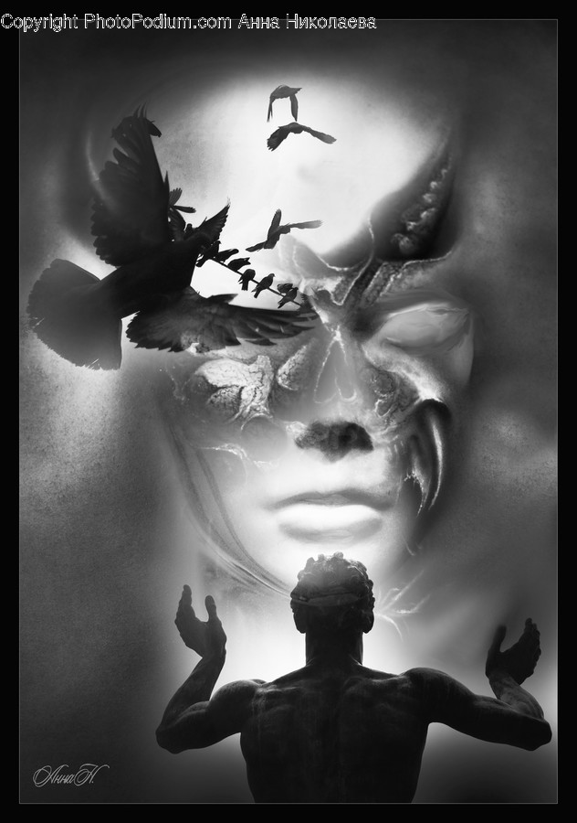 Human, People, Person, Silhouette, Art