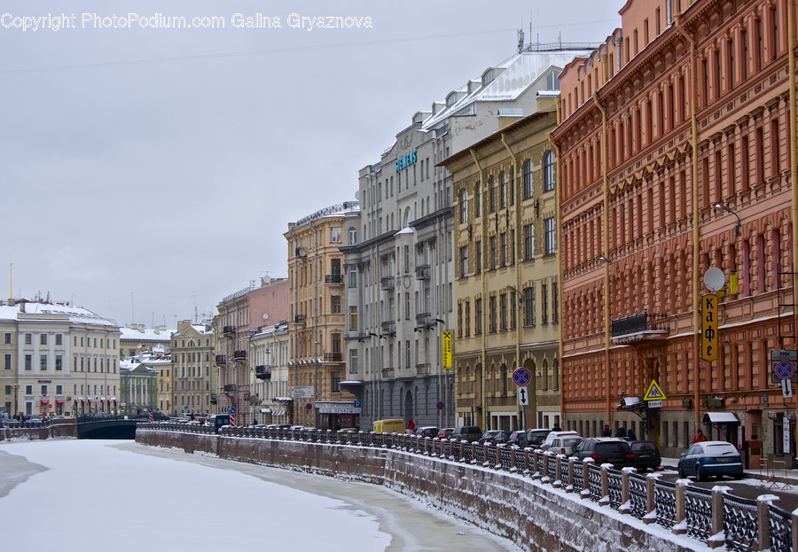 Architecture, Building, City, Downtown, Plaza