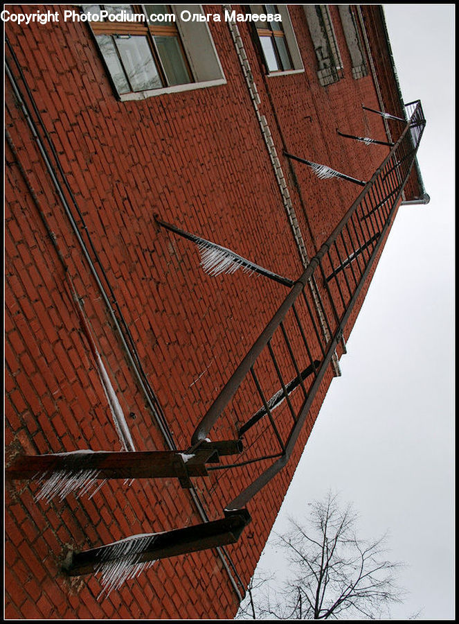 Roof, Brick, Building, Housing