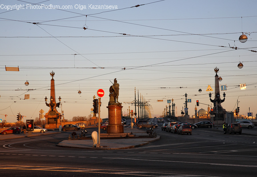 Intersection, Road, Freeway, Boardwalk, Bridge