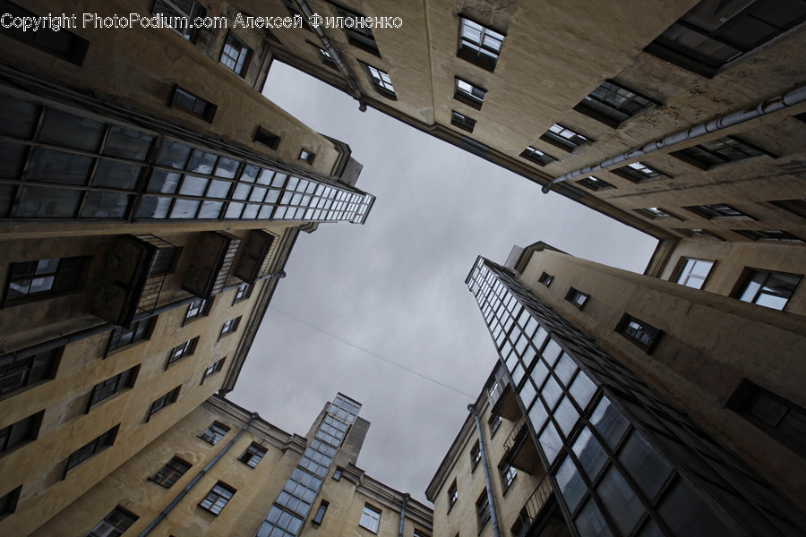 Building, City, High Rise, Town, Urban