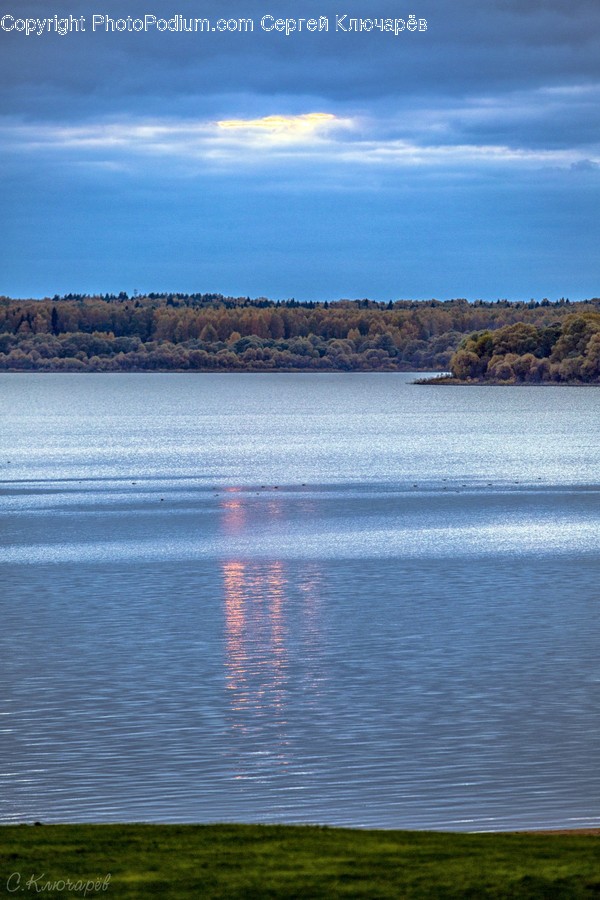 Lake, Outdoors, Water, Coast, Nature