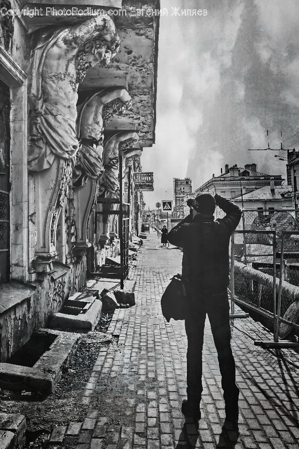 Human, People, Person, Alley, Alleyway