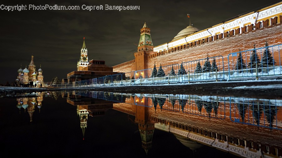 Architecture, Building, City, Downtown, Plaza