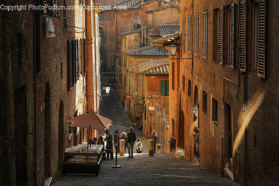 Alley, Alleyway, Building, City, Road