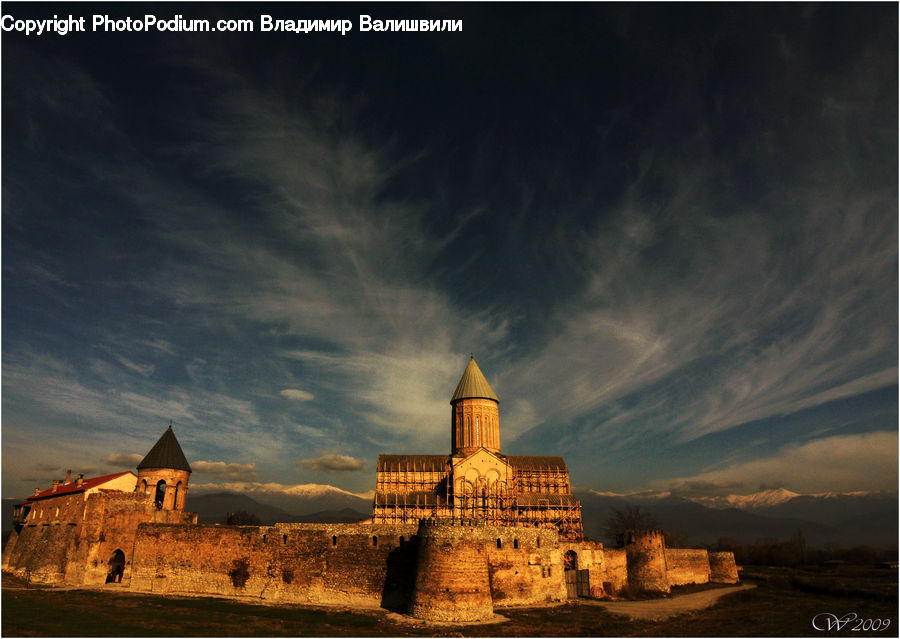 Architecture, Dome, Mosque, Worship, Building, Castle, Fort