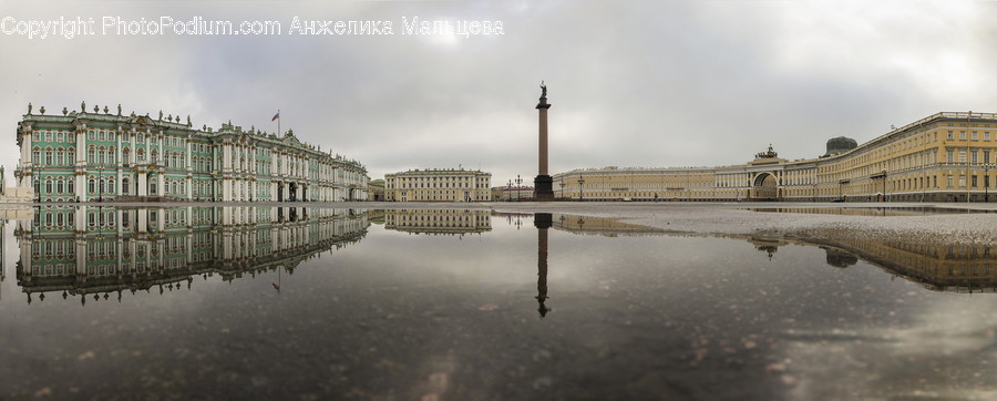 Architecture, Building, City, Downtown, Plaza