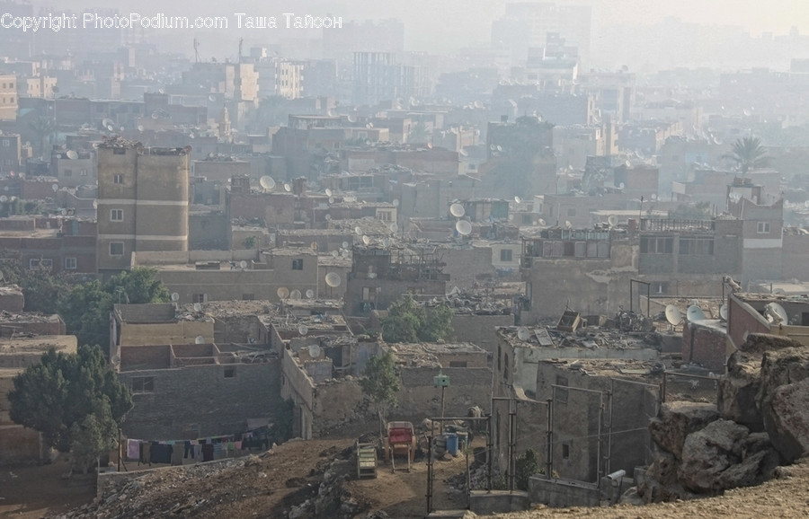 Rubble, Fog, Nature, Pollution, Smog