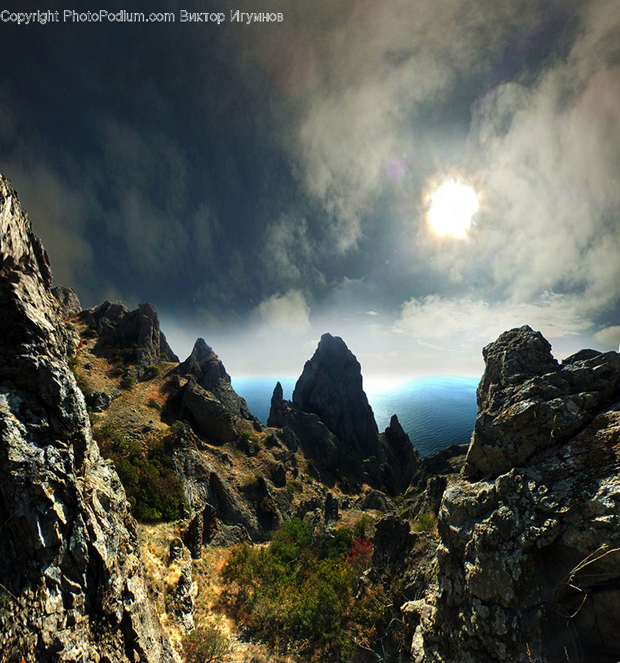 Rock, Crest, Mountain, Mountain Range, Nature