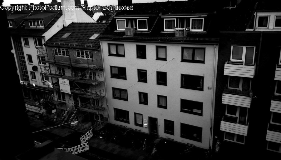Urban, Bench, Apartment Building, Building, City