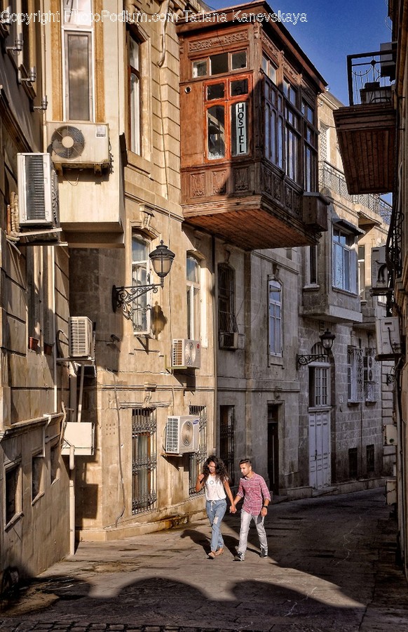 Alley, Alleyway, Building, City, Road