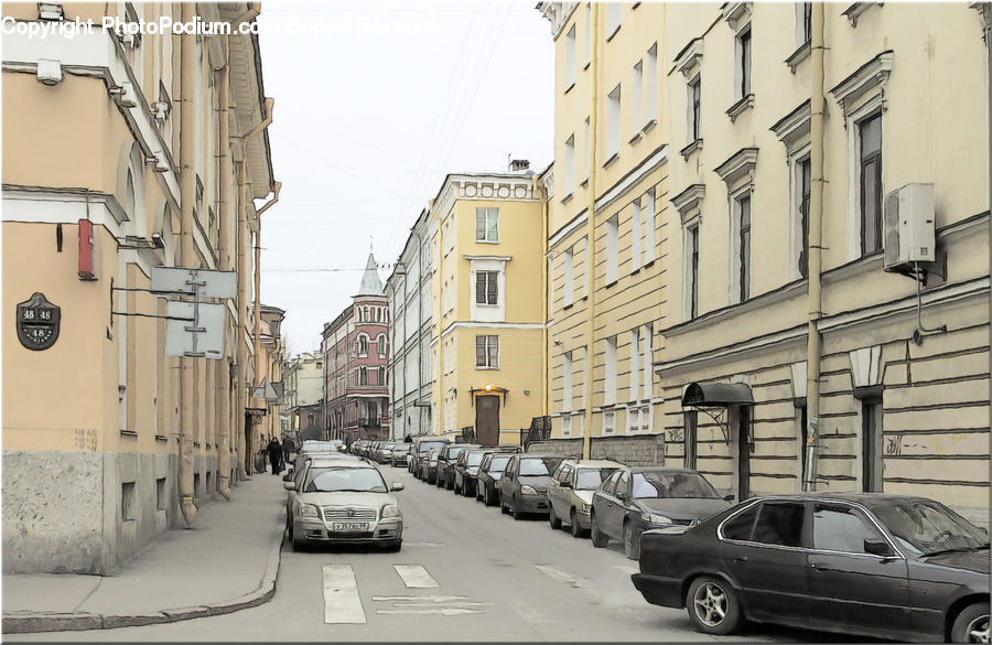 Alley, Alleyway, Road, Street, Town, Automobile, Car
