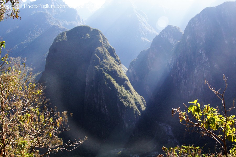 Sunlight, Mountain, Mountain Range, Nature, Outdoors