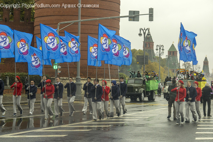 Crowd, Human, Person, Parade, Banner