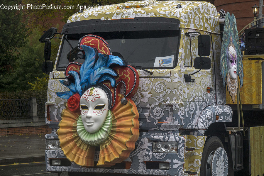 Caravan, Transportation, Van, Vehicle, Canvas