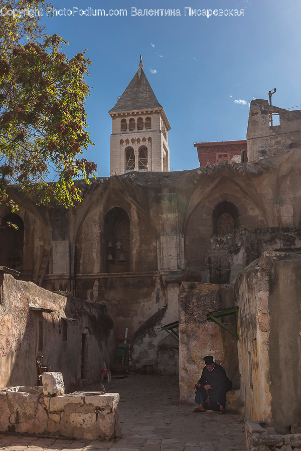 Architecture, Bell Tower, Clock Tower, Tower, Ruins