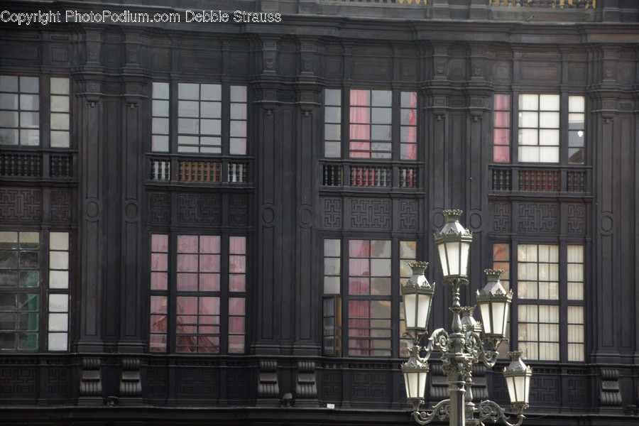 Chandelier, Lamp, Building