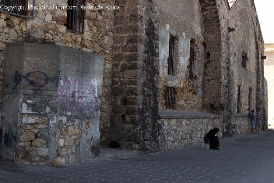 Castle, Fort, Art, Graffiti, Mural