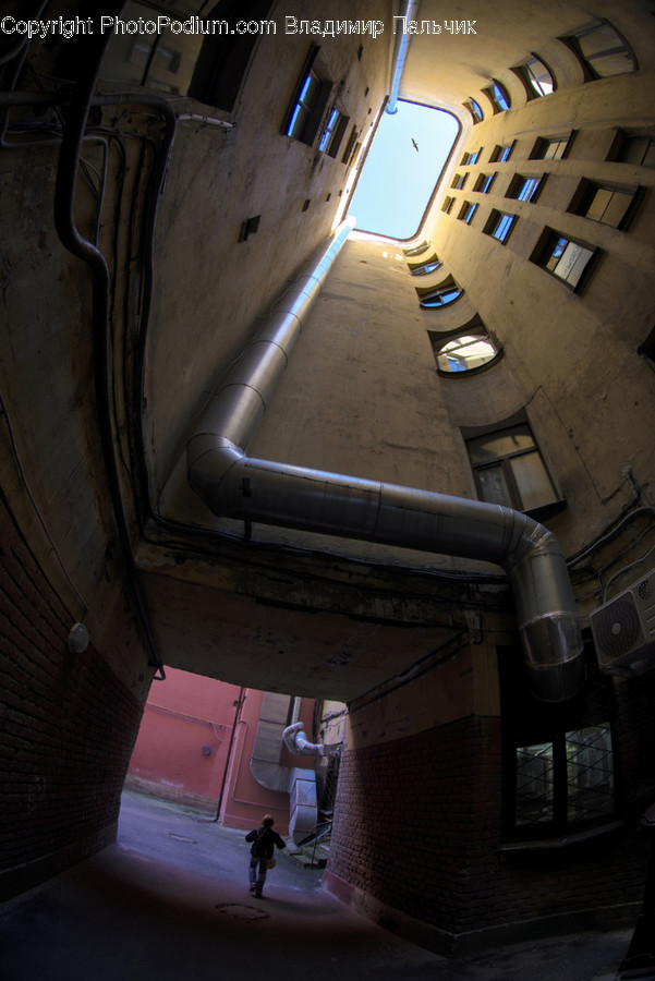 Alley, Alleyway, Building, City, Road
