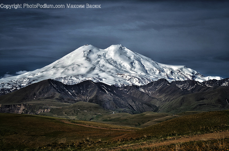 Mountain, Mountain Range, Nature, Outdoors, Peak