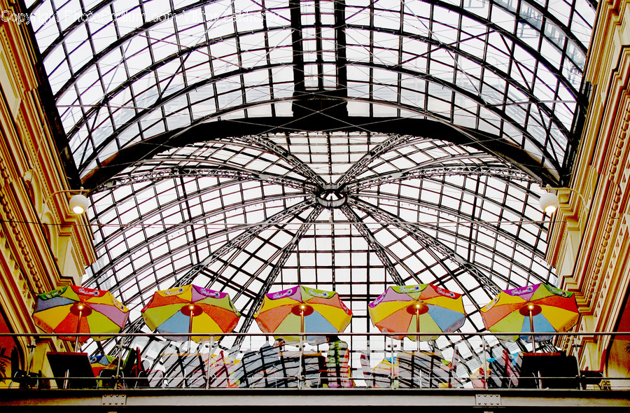Architecture, Building, Skylight, Window, Collage