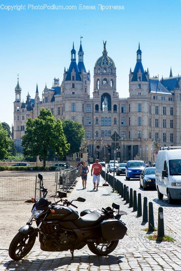 Motorcycle, Transportation, Vehicle, Architecture, Building