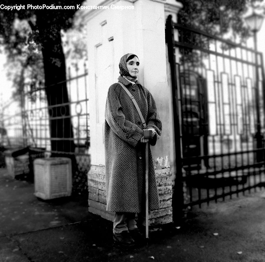 People, Person, Human, Coat, Overcoat, Portrait, Selfie