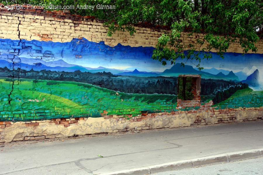 Graffiti, Art, Flora, Ivy, Plant