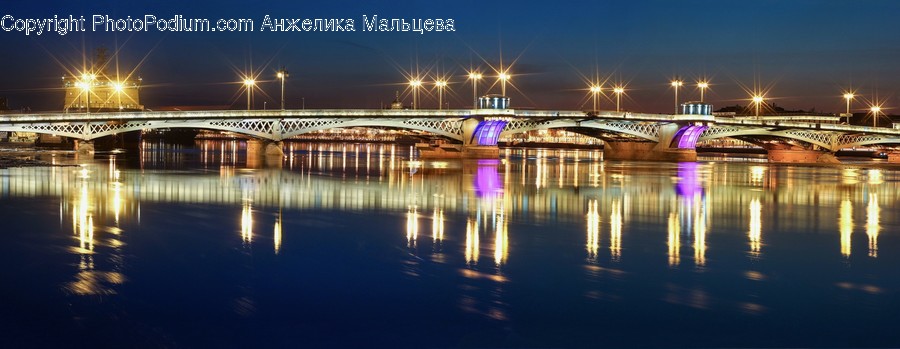 Bridge, Building, Marina, Harbor, Port